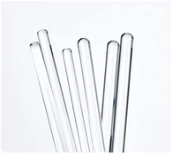 High Borosilicate Labs Margar glerhræristangir með ávölum endum á báðum hliðum